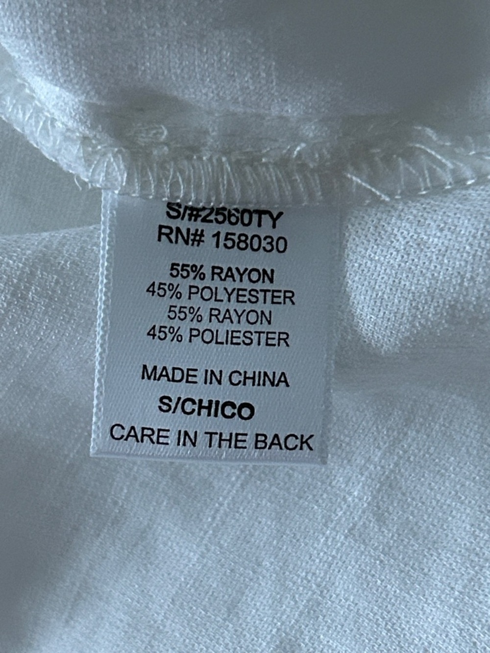 Love Tree White Lightweight Button-Up Shirt - Picture 11 of 11